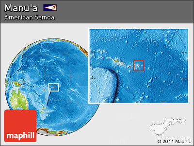 Physical Location Map of Manu'a