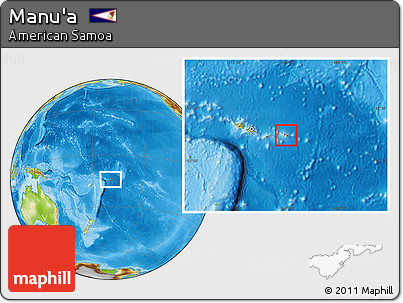 Physical Location Map of Manu'a