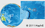 Physical Location Map of Manu'a, highlighted country, within the entire country