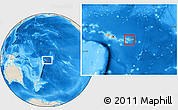 Shaded Relief Location Map of Manu'a