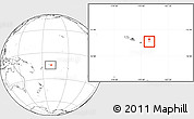 Blank Location Map of Ofu, within the entire country