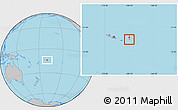 Gray Location Map of Ofu