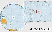 Political Location Map of Ofu