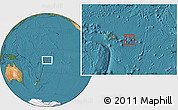 Satellite Location Map of Ofu
