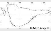 Blank Simple Map of Ofu, no labels