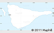 Gray Simple Map of Ofu
