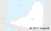 Silver Style Simple Map of Sili