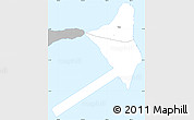 Gray Simple Map of Olosega