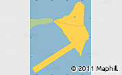 Savanna Style Simple Map of Olosega