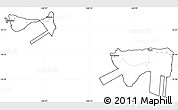 Blank Simple Map of Manu'a, cropped outside