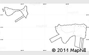 Blank Simple Map of Manu'a, no labels