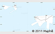 Gray Simple Map of Manu'a, single color outside