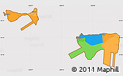 Political Simple Map of Manu'a, cropped outside