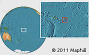 Satellite Location Map of Ta'u