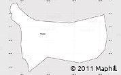 Silver Style Simple Map of Luma, cropped outside