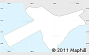 Silver Style Simple Map of Si'ufaga, single color outside