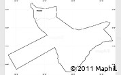Blank Simple Map of Ta'u, cropped outside