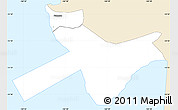 Classic Style Simple Map of Ta'u, single color outside