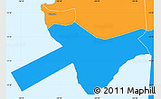 Political Simple Map of Ta'u