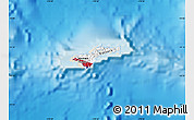 Flag Map of American Samoa, shaded relief outside