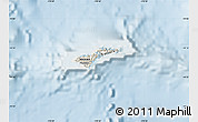 Shaded Relief Map of American Samoa, lighten
