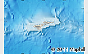 Shaded Relief Map of American Samoa, political shades outside, shaded relief sea