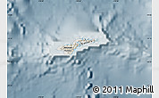 Shaded Relief Map of American Samoa, semi-desaturated