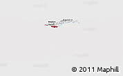 Flag Panoramic Map of American Samoa, flag centered