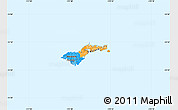 Political Simple Map of American Samoa