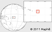 Blank Location Map of Rose island