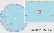 Gray Location Map of Western