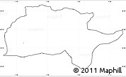 Blank Simple Map of Canillo, cropped outside, no labels