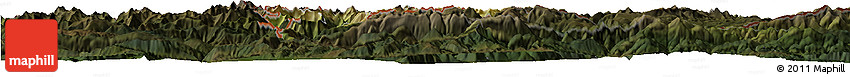 Satellite Horizon Map of Andorra, darken