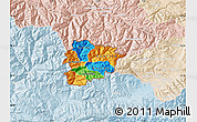 Political Map of Andorra, lighten