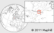 Blank Location Map of Ordino