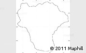 Blank Simple Map of Ordino, cropped outside