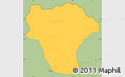 Savanna Style Simple Map of Ordino