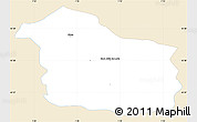 Classic Style Simple Map of Sant Juliá de Lória, single color outside