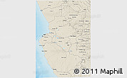 Shaded Relief 3D Map of Bengo