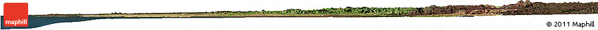 Satellite Horizon Map of Bengo, darken