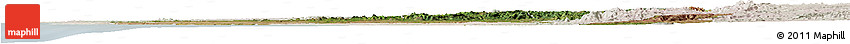 Satellite Horizon Map of Bengo, lighten