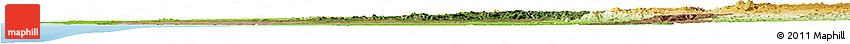 Satellite Horizon Map of Bengo, physical outside