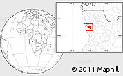 Blank Location Map of Icolo e Bengo