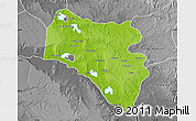 Physical Map of Icolo e Bengo, desaturated