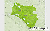 Physical Map of Icolo e Bengo, lighten