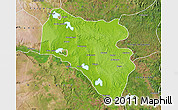Physical Map of Icolo e Bengo, satellite outside