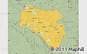 Savanna Style Map of Icolo e Bengo