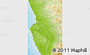 Physical Map of Bengo