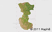 Satellite Map of Bengo, cropped outside
