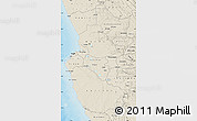 Shaded Relief Map of Bengo